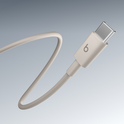 Dátový a nabíjací kábel USB-C - USB-C Beats, 1,5 m, Béžový MDGD4ZM/A