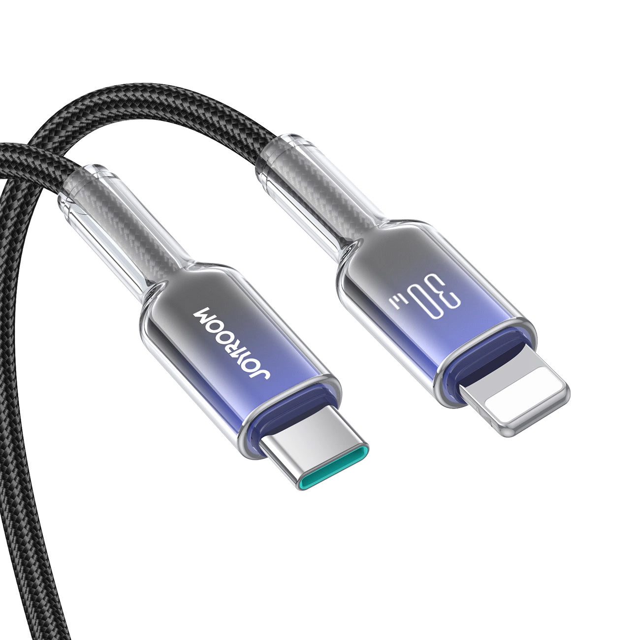 Dátový a nabíjací kábel USB-C - Lightning Joyroom S-A42, 30W, 1,2 m, čierny