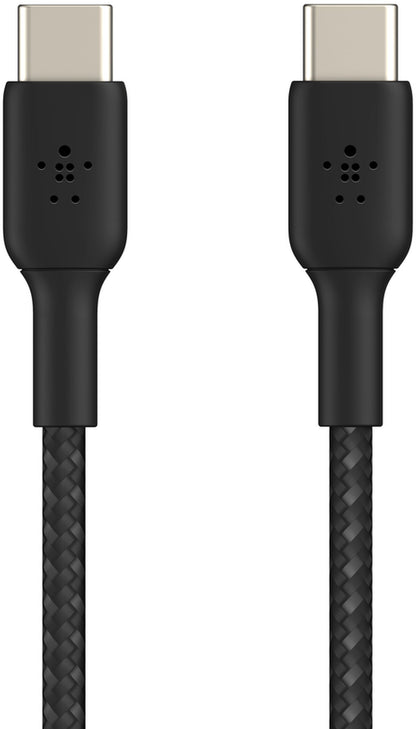 Dátový a nabíjací kábel USB-C - USB-C Belkin BoostCharge Pro, 60W, 2m, čierny CAB004bt2MBK