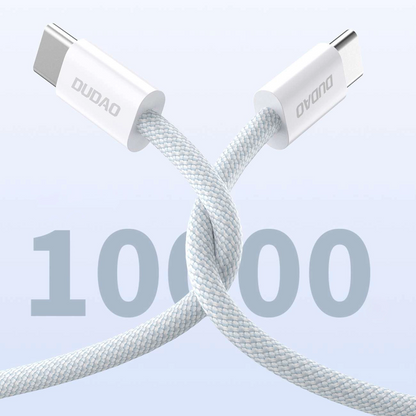Dátový a nabíjací kábel USB-C - USB-C Dudao L6C, 30W, 2m, modrý