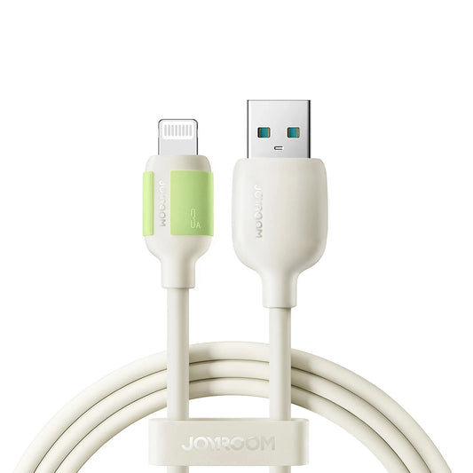 Dátový a nabíjací kábel USB-A - Lightning Joyroom S-A53, 18W, 1.2m, Béžový
