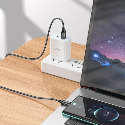 Dátový a nabíjací kábel USB-A - USB-C HOCO X89, 18W, 2m, čierny