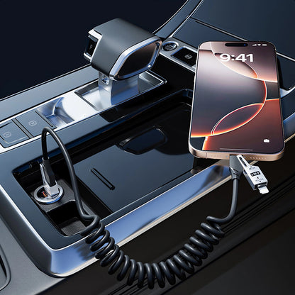 Dátový a nabíjací kábel USB-A / USB-C - Lightning / USB-C Dudao L20 Pro, 65W, 1.5m, čierny