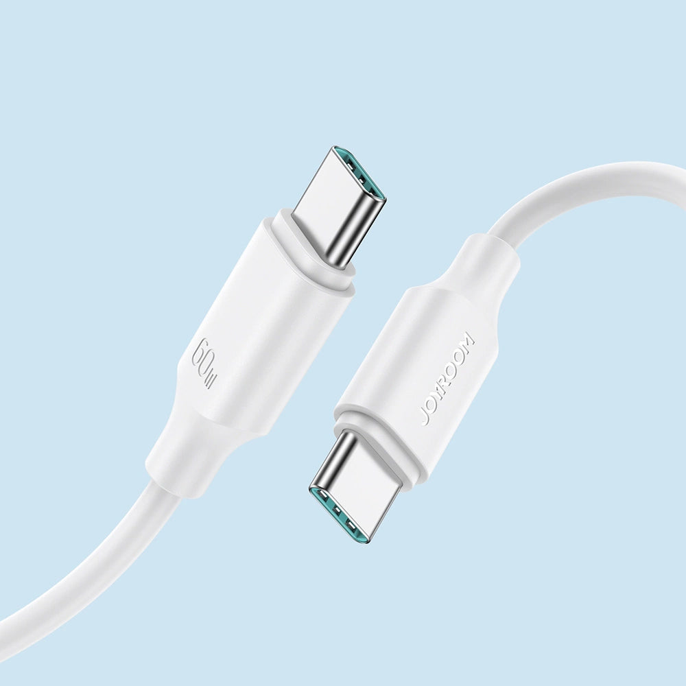 Dátový a nabíjací kábel USB-C - USB-C Joyroom S-A9, 60W, 1m, Biela