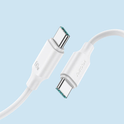 Dátový a nabíjací kábel USB-C - USB-C Joyroom S-A9, 60W, 1m, Biela