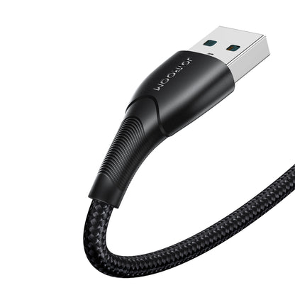 Dátový a nabíjací kábel USB-A - USB-C Joyroom S-A32, 100W, 1m, čierny