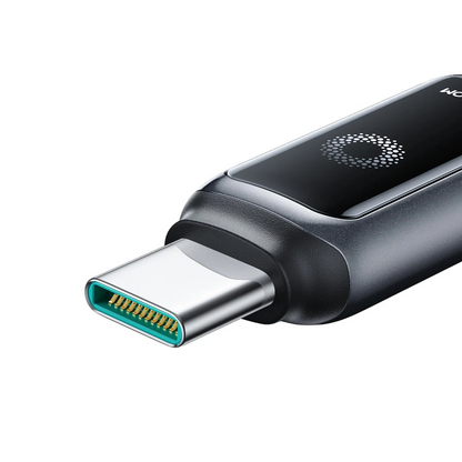 Dátový a nabíjací kábel USB-C - Lightning Joyroom S-A55 StarFlight Display, 30W, 1.2m, čierny
