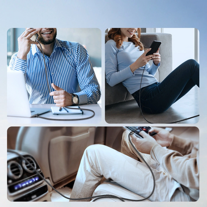 Dátový a nabíjací kábel USB-A - USB-C Joyroom S-A25 Light-Speed, 100W, 1.2m, čierny