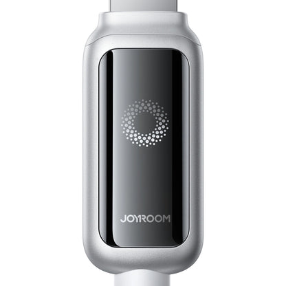 Dátový a nabíjací kábel USB-C - USB-C Joyroom S-A55 StarFlight Display, 100W, 1.2m, Biela