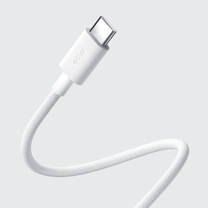 Dátový a nabíjací kábel USB-C - USB-C Xiaomi, 60W, 1m, Biely BHR0878GL