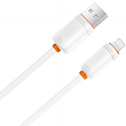 Dátový a nabíjací kábel USB-A - Lightning XO Design NB302, 18W, 1m, Biela