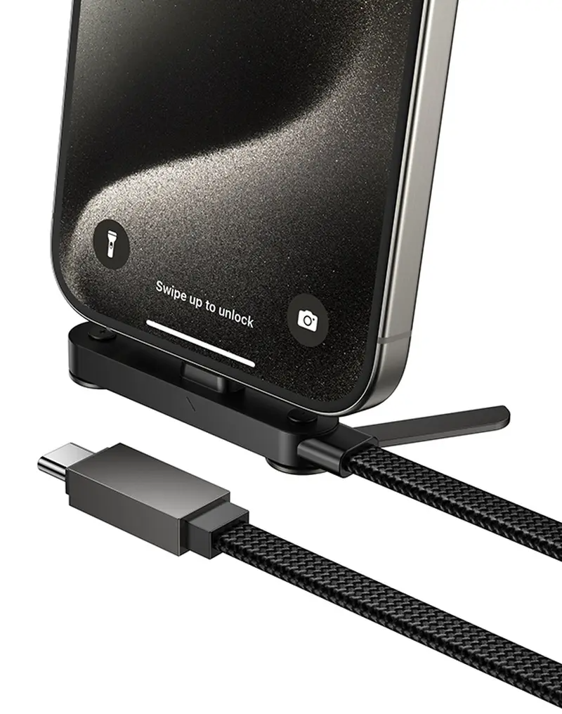 Dátový a nabíjací kábel USB-C - USB-C HOCO U150 Exquisite, 60W, 1,2m, čierny