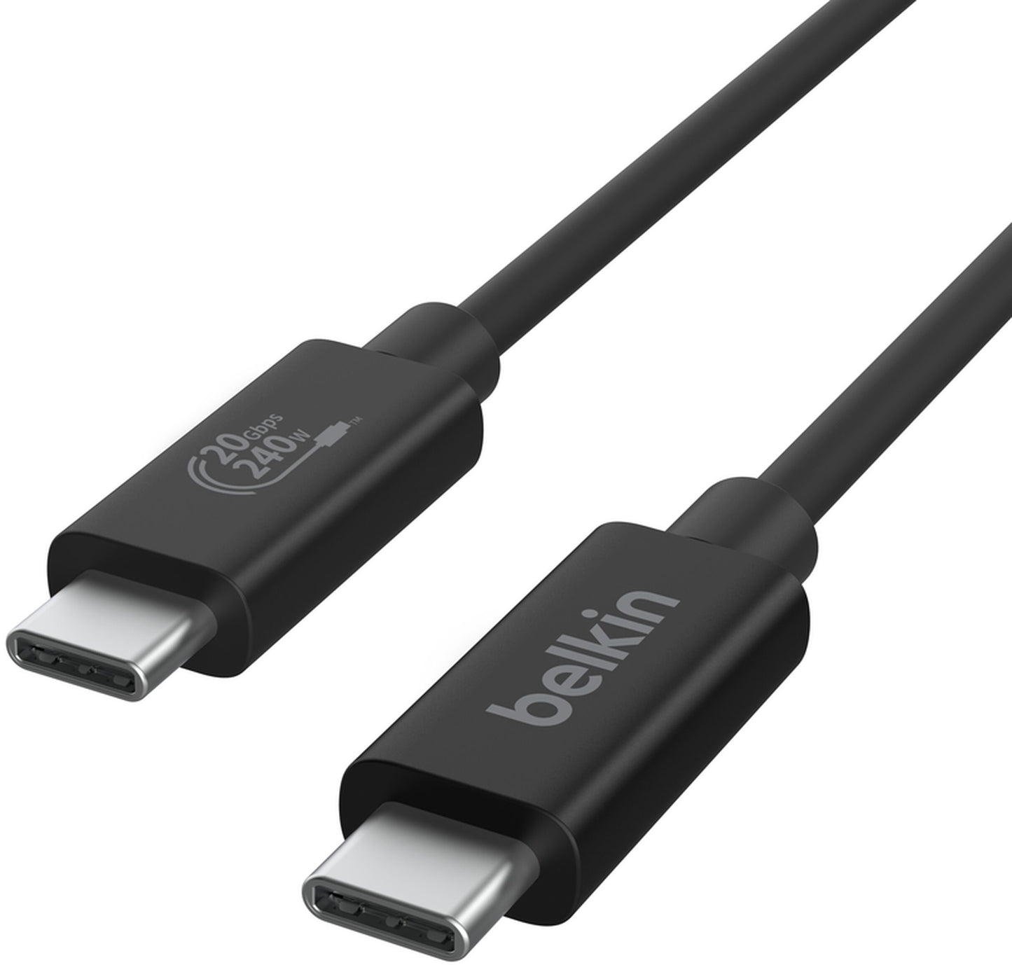 Dátový a nabíjací kábel USB-C - USB-C Belkin Connect, 240W, 2m, čierny INZ004bt2MBK
