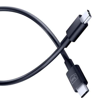 Dátový a nabíjací kábel USB-C - USB-C 3MK Hyper, 100W, 1.2m, čierny