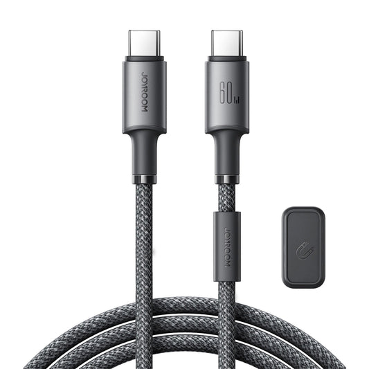 Dátový a nabíjací kábel USB-C - USB-C Joyroom S-A50, 60W, 1.2m, Sivý