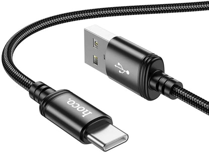Dátový a nabíjací kábel USB-A - USB-C HOCO X89, 18W, 2m, čierny