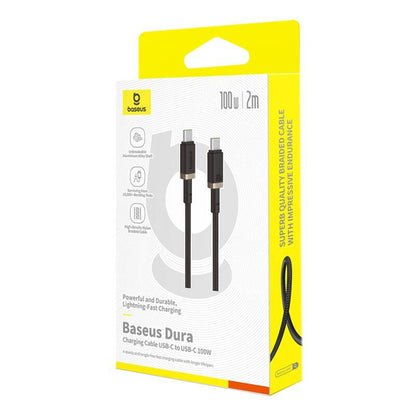 USB-C Data and Charging Cable - USB-C Baseus Dura Series, 100W, 2m, Gold P10377803U01-03