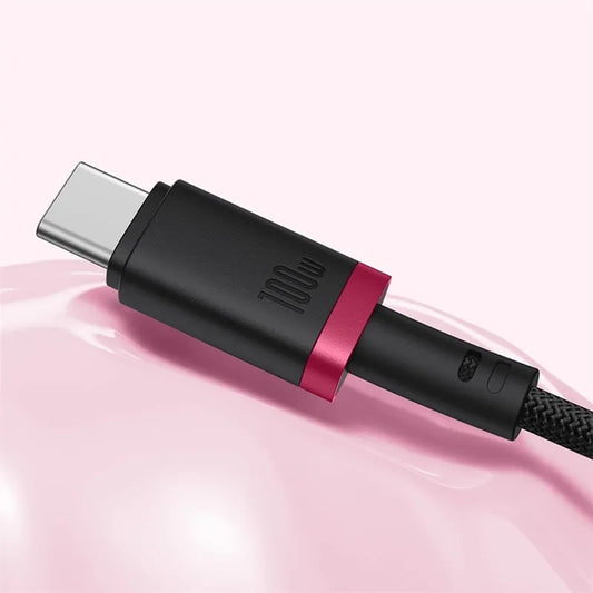 Dátový a nabíjací kábel USB-C - USB-C Baseus Dura Series, 240W, 1m, Červený P10377803U03-01