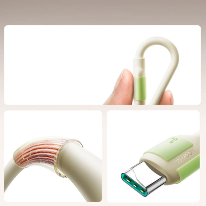 Dátový a nabíjací kábel USB-A - USB-C Joyroom S-A53, 30W, 2m, Béžový