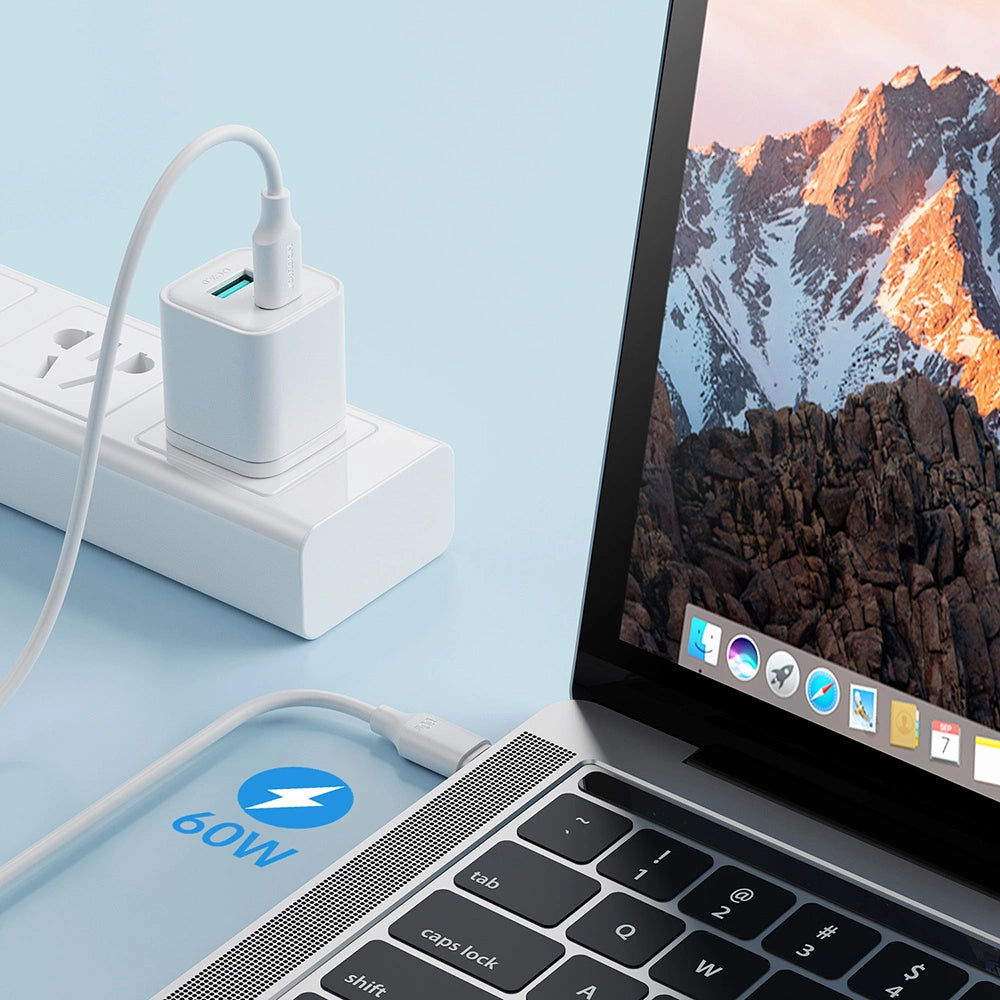 Dátový a nabíjací kábel USB-C - USB-C Joyroom S-A9, 60W, 1m, Biela