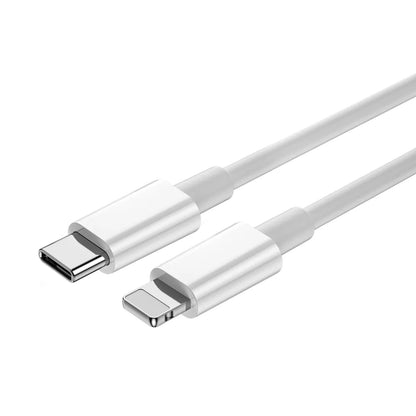 Dátový a nabíjací kábel USB-C - Lightning WiWu Wi-C008, 30W, 1.2m, Biela