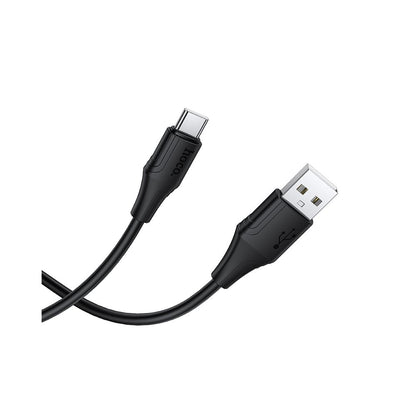 Dátový a nabíjací kábel USB-A - USB-C HOCO X124, 18W, 1m, čierny