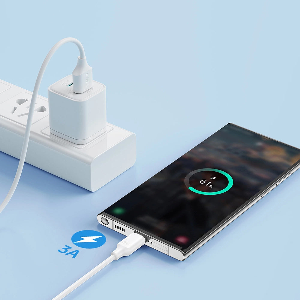 Dátový a nabíjací kábel USB-A - USB-C Joyroom S-A9, 20W, 2m, Biela