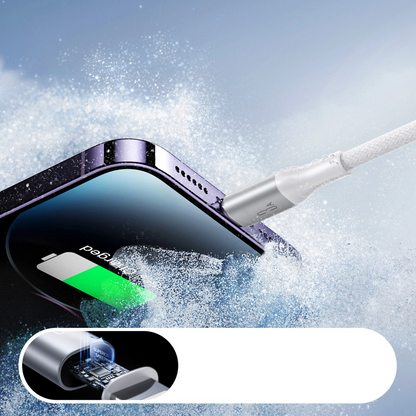 USB-A to Lightning Data and Charging Cable Joyroom S-A28 Flash, 18W, 1m, White