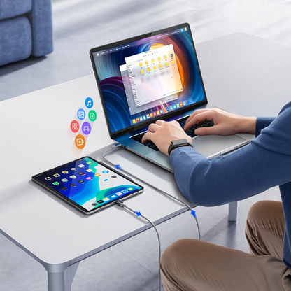 Dátový a nabíjací kábel USB-C - USB-C Orico CDX, 60W, 1m, Biela