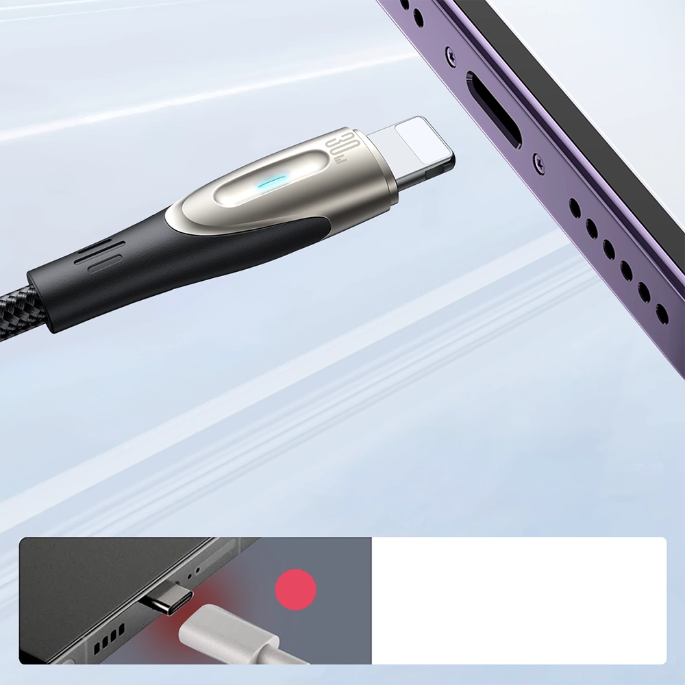 Dátový a nabíjací kábel USB-A - Lightning Joyroom SA31-AL3, 18W, 1,2 m, čierny