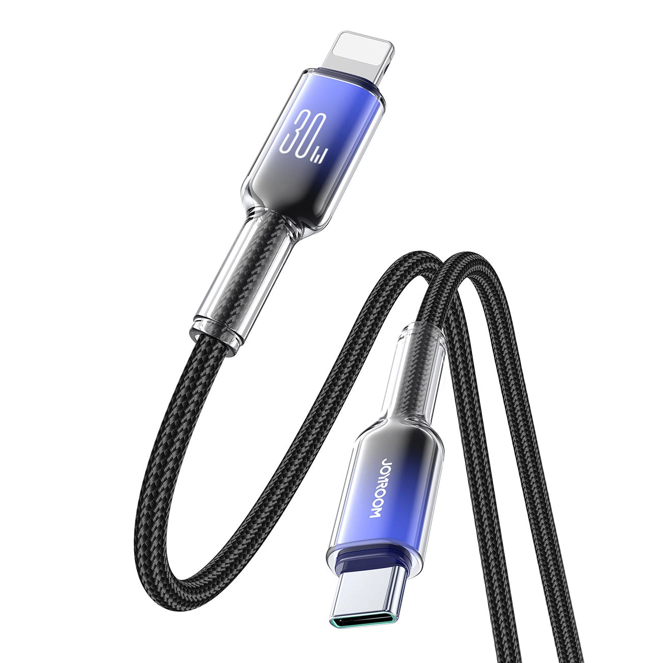 Dátový a nabíjací kábel USB-C - Lightning Joyroom S-A42, 30W, 1,2 m, čierny