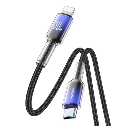 Dátový a nabíjací kábel USB-C - Lightning Joyroom S-A42, 30W, 1,2 m, čierny