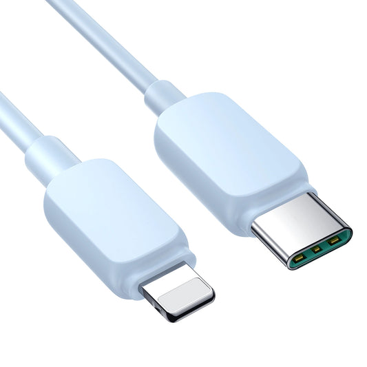 Dátový a nabíjací kábel USB-C - Lightning Joyroom S-A14, 20W, 1,2 m, modrý