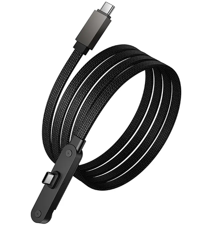 Dátový a nabíjací kábel USB-C - USB-C HOCO U150 Exquisite, 60W, 1,2m, čierny