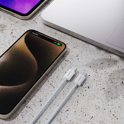 Dátový a nabíjací kábel USB-C - USB-C Dudao L6C, 30W, 2m, modrý