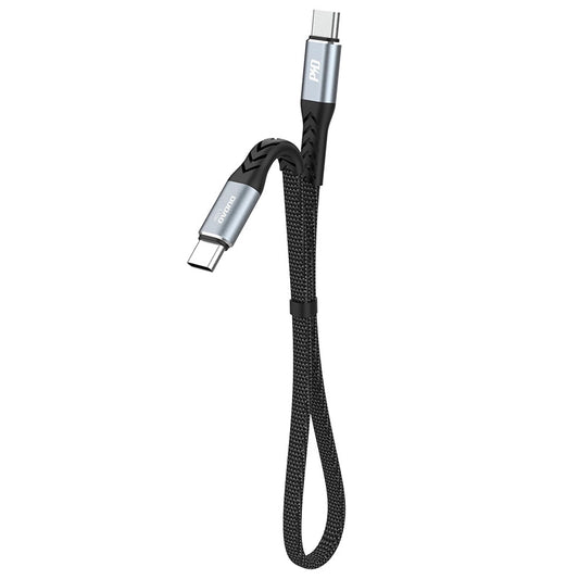 Dátový a nabíjací kábel USB-C - USB-C Dudao L10C, 100W, 0.23m, čierny