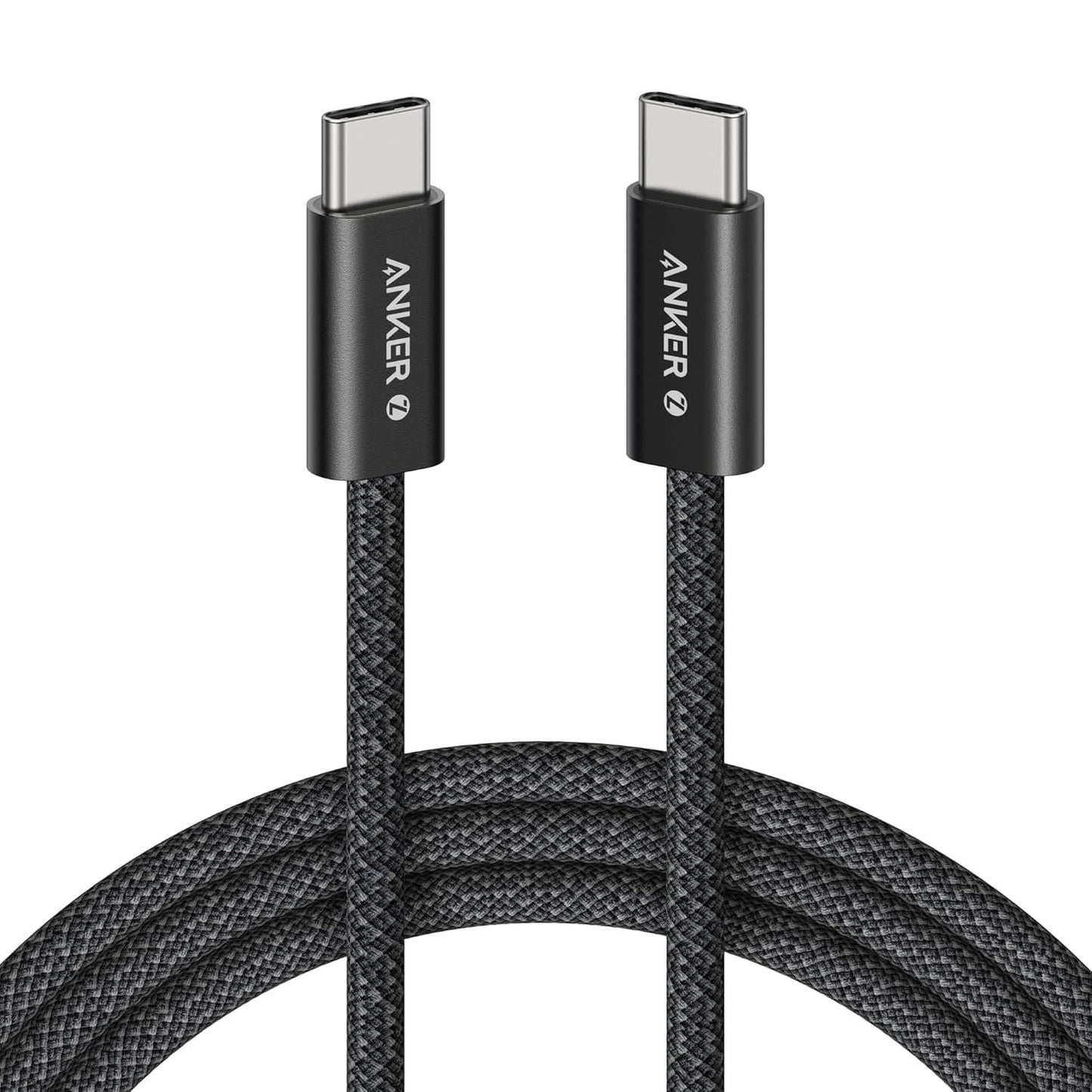 Dátový a nabíjací kábel USB-C - USB-C Anker Zolo, 240W, 1.8m, Čierny A8060H12