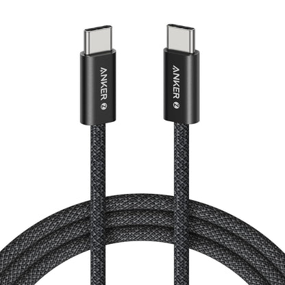 Dátový a nabíjací kábel USB-C - USB-C Anker Zolo, 240W, 1.8m, Čierny A8060H12
