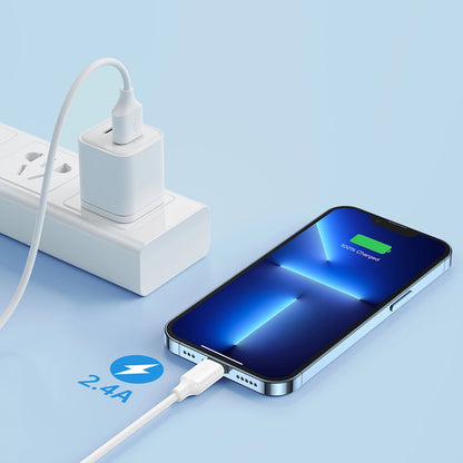 Dátový a nabíjací kábel USB-A - Lightning Joyroom S-A9, 18W, 1m, biely