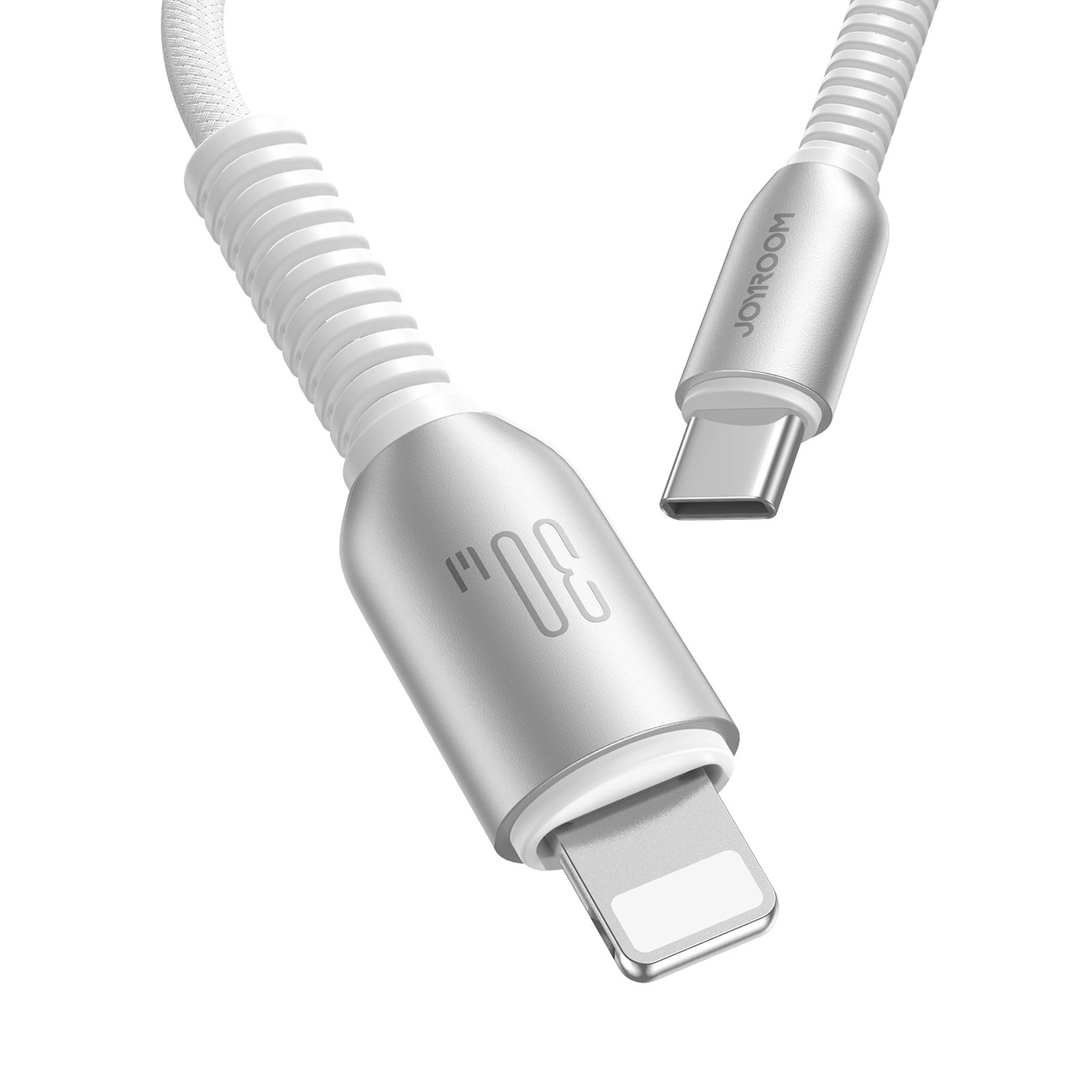 Dátový a nabíjací kábel USB-C - Lightning Joyroom S-A51, 30W, 1.2m, Sivý