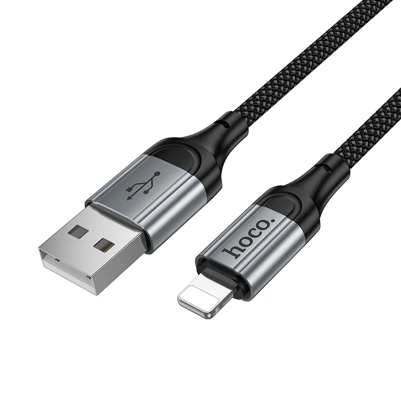 Dátový a nabíjací kábel USB-A - Lightning HOCO X121, 27W, 1.5m, čierny