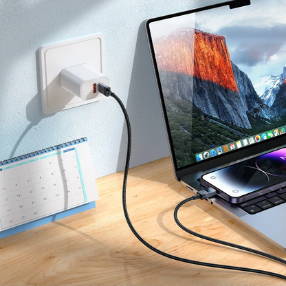 Dátový a nabíjací kábel USB-C - Lightning HOCO X118 Display, 27W, 1m, čierny