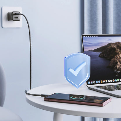 Dátový a nabíjací kábel USB-C - USB-C Joyroom S-A11, 60W, 0.25m, čierny