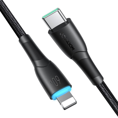 Dátový a nabíjací kábel USB-C - USB-C Joyroom S-A32, 60W, 1m, čierny