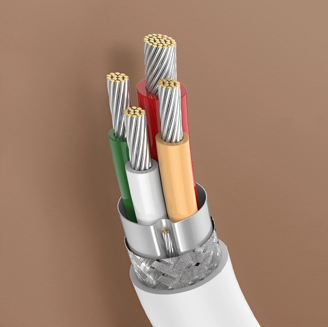 USB-C Data and Charging Cable - USB-C UGREEN US264, 60W, 0.5m, White