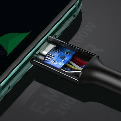 Dátový a nabíjací kábel USB-C - USB-C UGREEN US300, 100W, 2m, Biela