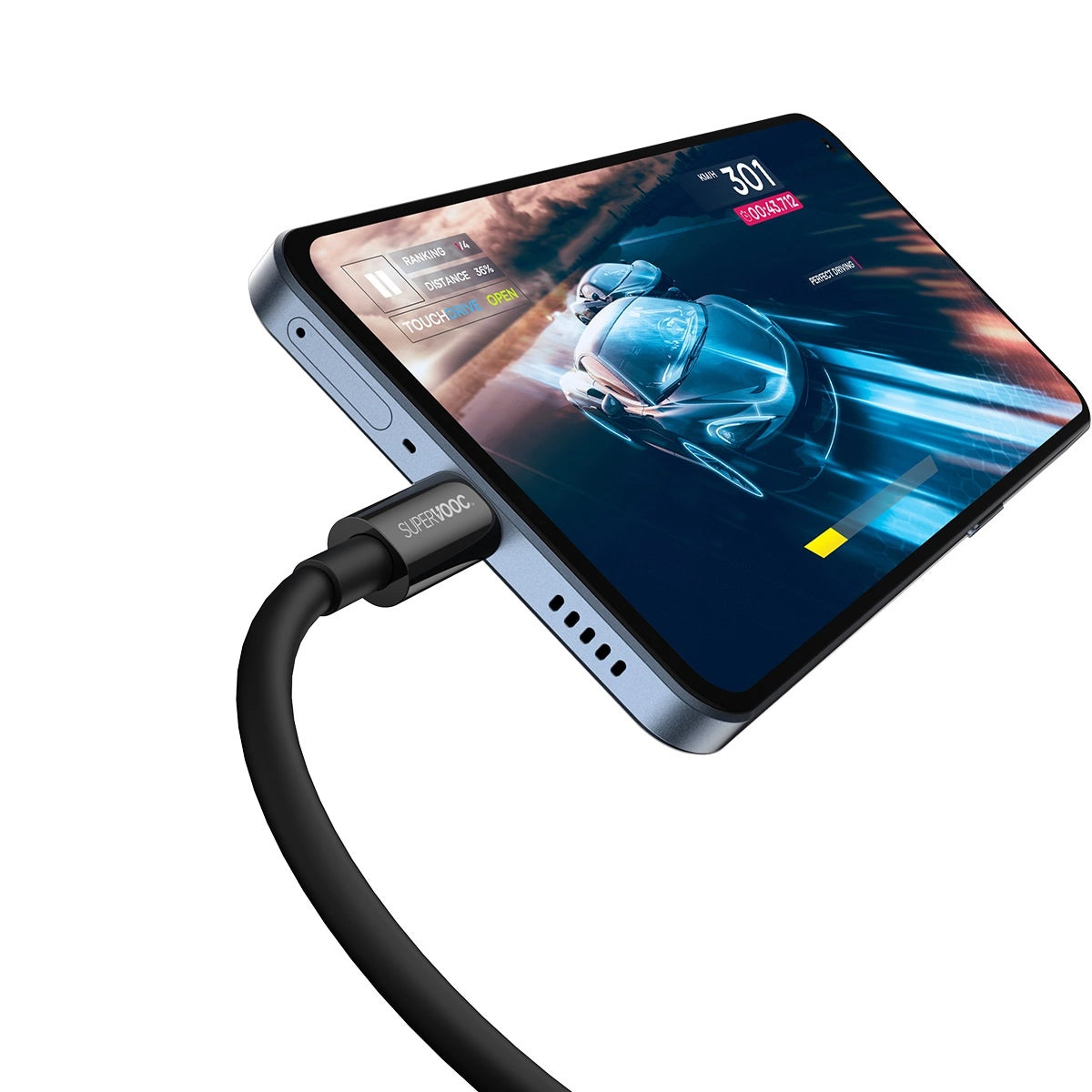 Dátový a nabíjací kábel USB-A - USB-C Baseus Superior Series, 65W, 2m, čierny CAYS001001