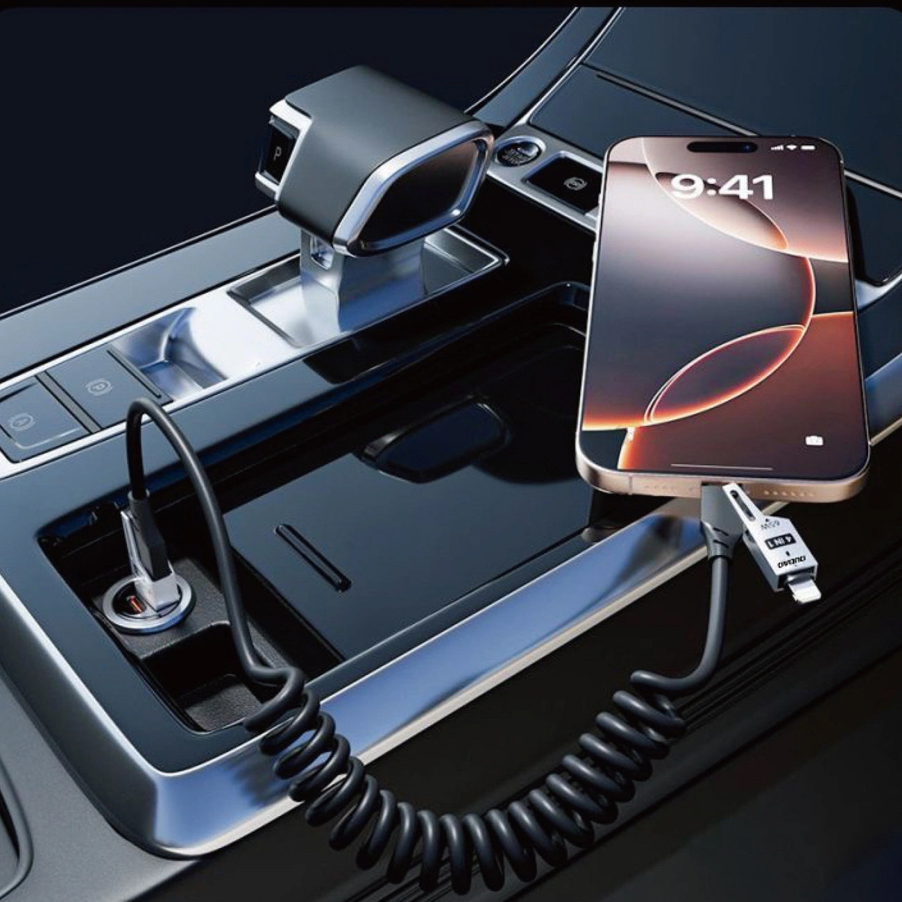 Dátový a nabíjací kábel USB-A / USB-C - Lightning / USB-C Dudao L20 Pro, 65W, 1.5m, čierny