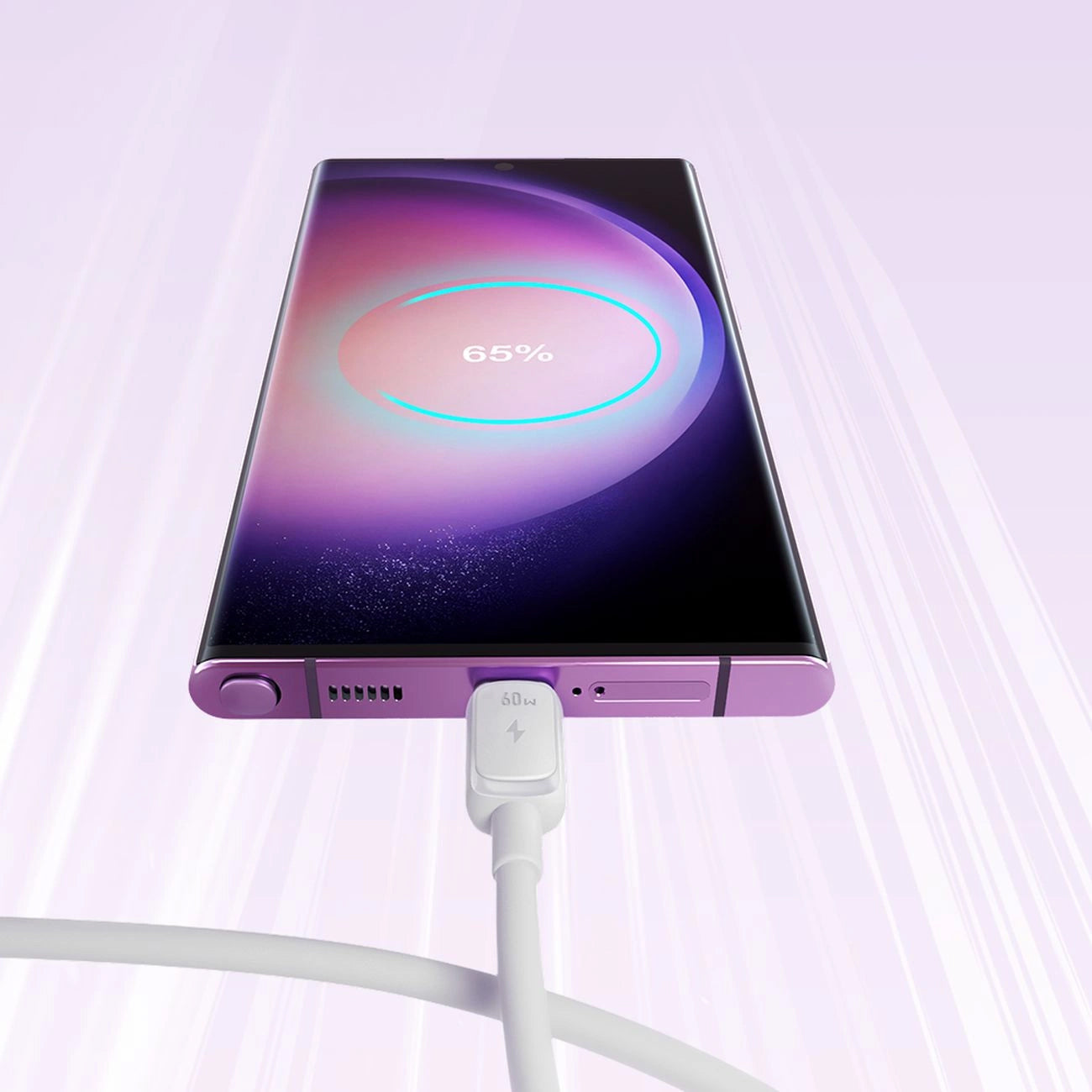 Dátový a nabíjací kábel USB-C - USB-C Joyroom S-A14, 60W, 1.2m, Biela
