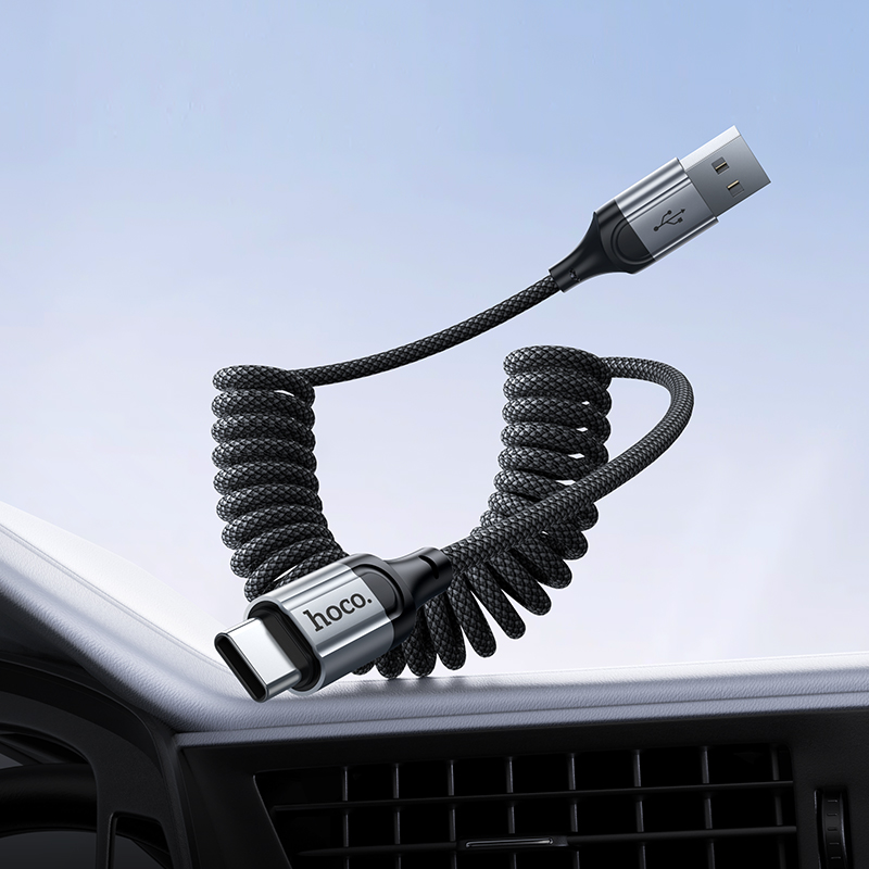 USB-A to USB-C Data and Charging Cable HOCO X121, 18W, 1.5m, Black